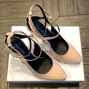 Calvin Klein Nude Heels
